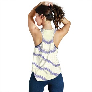 Camiseta sin mangas con estampado floral para mujer, cuello redondo, tejido de poliéster, informal, transpirable, con estampado digital y bordado - Product Image 4