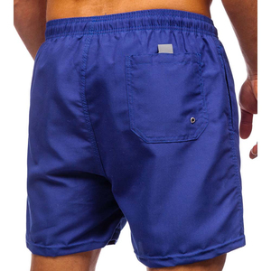 Men's Black Mid-Waist Quick-Drying Eco-Friendly Shorts Breathable Anti-Wrinkle Windproof <b>Boxer</b> Briefs Plain Dyed - Product Image 4