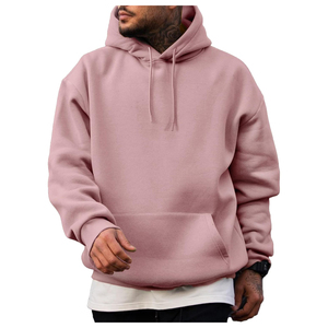 New Arrival Custom Wholesale Blank 300 Gem Heavyweight 100% Cotton Fleece <b>Pullover</b> <b>Men</b> Hoodie in Bulk Hoodies - Product Image 1