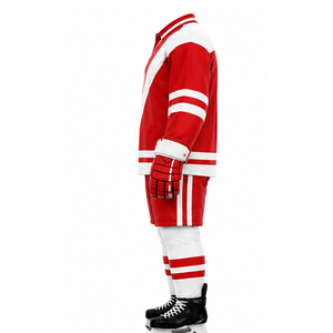 Custom Logo Ice Hockey Jersey Uniform Sets Printed Lightweight 100% Polyester High Quality Sports Gear - Product Image 3