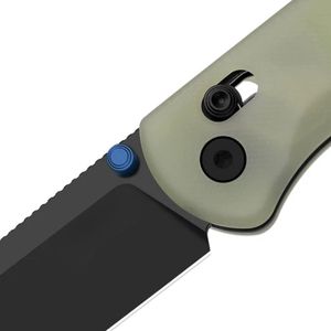 Cuchillos Plegables Premium con Hoja Afilada con Recubrimiento Negro, Mango Ergonómico Verde Oliva y Diseño Compacto de Bolsillo para Acampar al Aire Libre - Product Image 3