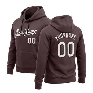 Sudadera con Capucha Personalizada para Hombre, con Logotipo, Nombre y Número Impresos, Forro Polar, Bolsillos, Ropa Deportiva, Ropa de Calle para Invierno, Fabricante - Product Image 5