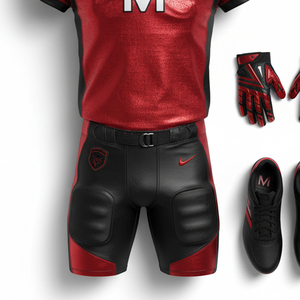 Uniforme de football américain haut de gamme, logo personnalisé, maillot sublimé, coutures renforcées, équipement de football robuste pour l'entraînement - Product Image 2