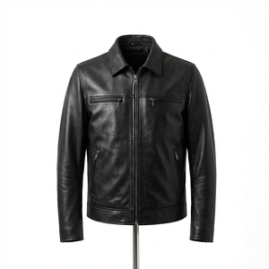 Chaqueta de Cuero de Alta Calidad, Diseño Exclusivo para Invierno, Perfecta para la Moda de Invierno - Product Image 3