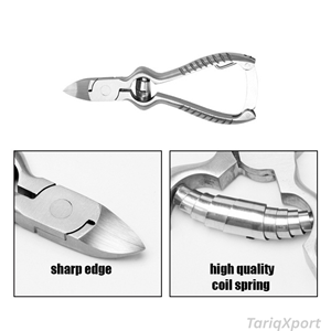 Ensemble professionnel de coupe-ongles incurvés en acier inoxydable à large ouverture pour les soins des bébés, la beauté, le nail art et la manucure - Product Image 6