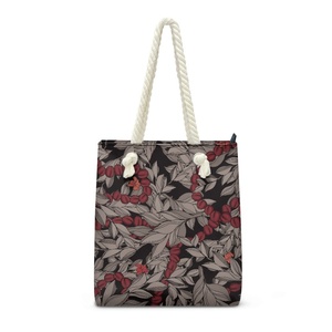 Bolso de Mano con Diseño Hawaiano Mokihana para Mujer, Impresión Bajo Demanda, Envío Directo, Bolso de Hombro de Playa, Bolso Tote Espacioso y Moderno para Chicas - Product Image 4