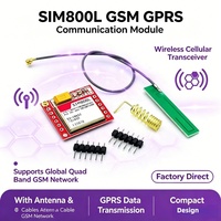 Module de communication GSM GPRS FYX Stock SIM800L, carte émetteur-récepteur cellulaire sans fil, module IoT embarqué avec câble d'antenne