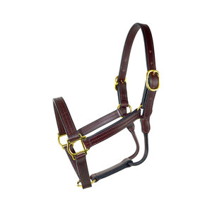 Adjustable Leather Horse Riding <b>Halter</b> High Quality Lightweight Design for Easy Handling and Training - Product Image 4