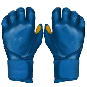 2026 Latest Collection Baseball Batting Gloves Heat Resistant <b>Hook</b> & Loop Closure Customized Logo Protective Gear Leather Gloves - Product Image 1