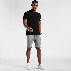 Shorts décontractés pour hommes en tissu Oxford 100 % coton de haute qualité, imprimé léopard, délavé à l'acide, séchage rapide, légers et confortables - Product Image 2