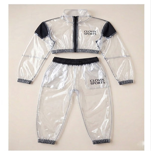 Custom Logo Nylon Windbreaker Tracksuit Set Women Waterproof <b>Lightweight</b> <b>Running</b> Sports <b>Jacket</b> Pants Training Set - Product Image 5