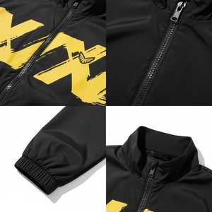 Custom Logo Eco-Friendly 100% Nylon <b>Waterproof</b> Lightweight Reflective Zipper Solid <b>Long</b>/Short Windbreaker <b>Jacket</b> - Product Image 4