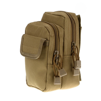 Étui radio tactique Molle pour ceinture, pochette pour interphone de chasse, étanche, doublure en nylon souple, fermeture éclair, pour randonnée et usage extérieur