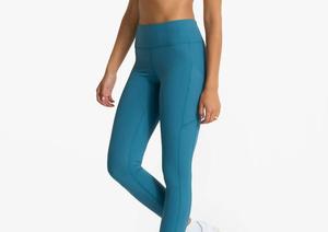 Solid High Waist Yoga Leggings for Women-Tummy Control Seamless Sports Pants (Polyester/Cotton) - Product Image 4
