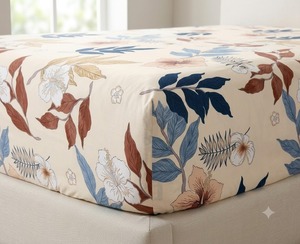 Parure de draps imprimés floraux, best-seller, taille Queen, drap plat et drap-housse, style classique toutes saisons, pour la vente en gros - Product Image 5