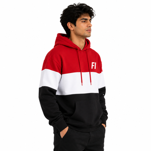 Sweat-shirts modernes pour hommes, 100% coton, coupe ample, streetwear d'hiver, pull-over contemporain en polaire, chaud, OEM B2B USA - Product Image 2