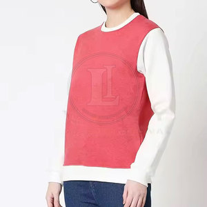 Sudadera Informal para Mujer, Corte Holgado, Transpirable, con Logotipo Frontal, 100% Algodón, Tejido Cálido y Suave al Tacto para Invierno - Product Image 3