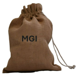 100% Organic Cotton Flannel <b>Drawstring</b> <b>Pouch</b> Custom Logo Printed Eco-Friendly Reusable Dust Bag Handbag with Elegant Design - Product Image 3