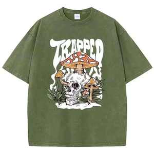 Camisa de Algodón Orgánico Sostenible con Estampado Puff |   Ropa de Marca Ecológica con Textura 3D - Product Image 3