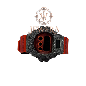 Mossinate Waterproof Rubber <b>Watch</b> Fashionable Comfortable and Water-Resistant Timepiece with Genuine Diamond Accents - Product Image 1