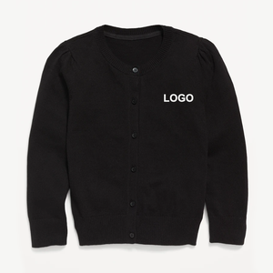 เสื้อสเวตเตอร์นักเรียนสีเขียว คอวี แขนยาว ปักโลโก้ - Product Image 4