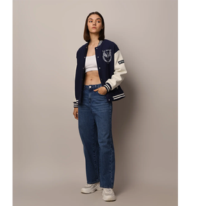 Adjustable <b>Women</b> Bomber <b>Jacket</b> <b>Waterproof</b> Knitted Anti Wrinkle High Quality Winter <b>Lightweight</b> Fully Customized Varsity <b>Jacket</b> - Product Image 2