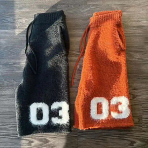 Shorts de Mohair Directo de Fábrica, Cintura Elástica Suave, Precio de Mayoreo para Compras al por Mayor - Product Image 4