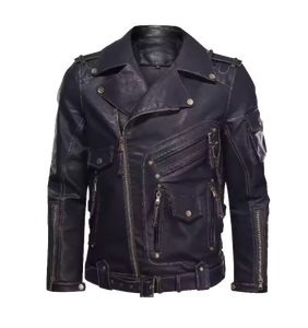 Chaqueta de Motocicleta Unisex de Cuero PU para Invierno, Chaqueta de Motociclista de Secado Rápido con Bolsillos con Cremallera, Ropa Exterior Informal y Cálida para Otoño - Product Image 6