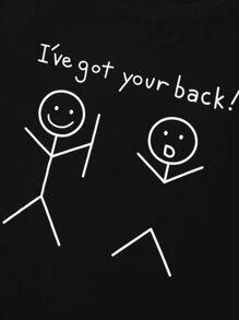 Camisetas de Mujer Estampadas de Longitud Regular - 100% Algodón Tejido, Diseño con Letras y Logotipo, Transpirables, Ecológicas, Cuello en V, Manga Corta - Product Image 6