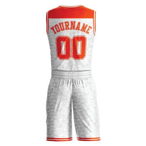 Ensemble d'uniformes de basketball pour hommes à prix de gros, 100 % polyester, design personnalisable, imprimé numériquement, sans manches, taille élastique - Product Image 4