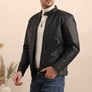 Premium Selling Men's Leather Made Racer <b>Jackets</b> Most Demanding Windproof Midnight <b>Racing</b> <b>Jacket</b> At Wholesale Price - Product Image 4