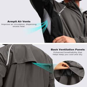 Chaqueta Impermeable para Hombre, Ligera y Plegable, con Capucha, Cortavientos, Cargada por Dress Sports - Product Image 4