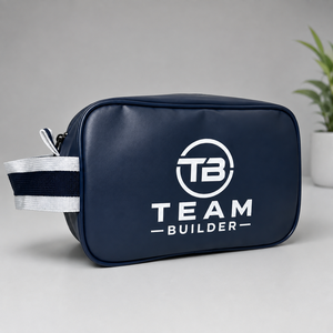 Sacs de toilette personnalisés avec logo pour team building – Rangement durable en polyester pour salle de bain et équipement de hockey avec nom brodé - Product Image 2