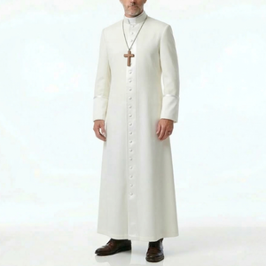 Túnica de Sacerdote Personalizada 2026, Vestimenta Eclesiástica Bordada, Transpirable y Cómoda, Ropa Religiosa al por Mayor - Product Image 1
