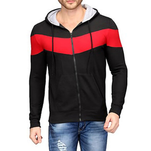 Wholesale <b>Workout</b> Athleisure Simple zipper Hoodie New Latest Style Baggy Loose Blank Sweatshirts zipper <b>Hoodies</b> - Product Image 1