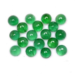 Émeraude naturelle cabochon 20 carats, pierres brutes non traitées, certifiées par un tiers, du Rajasthan, pour la fabrication de bijoux, fournisseur en gros - Product Image 3