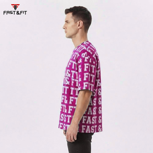 Camisetas Personalizables para Hombre, 100% Algodón Grueso, Impresión Serigráfica, Transpirables, Ecológicas, con Logotipo y Patrón de Letras Personalizados - Product Image 3