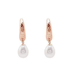 ต่างหูเงินแท้ S925 ประดับมุกน้ำจืดสีขาวรูปไข่ธรรมชาติ สำหรับผู้หญิง - Product Image 1