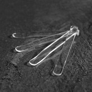 (ตัวอย่าง) ภาชนะ TYH ได้รับการรับรองมาตรฐาน ISO9001  ไม้พายอะคริลิกใสสำหรับครีม (SPA-68) สำหรับกระปุกครีม - Product Image 2