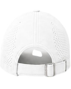 Casquette de baseball sportive respirante blanc pur, sangle réglable, légère, séchage rapide, pour course en extérieur, gym, usage décontracté, qualité supérieure - Product Image 2