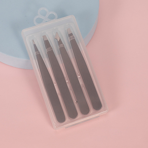 Juego de Pinzas para Cejas de Acero Inoxidable, Kit Profesional de Pinzas Inclinadas, Planas y Puntiagudas, Herramienta de Depilación, Marca Privada OEM - Product Image 3