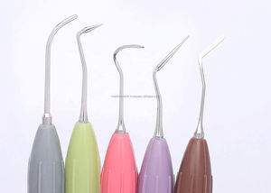 Kit de 5 instruments de restauration dentaire en composite avec poignée en silicone pour étudiants en médecine, certifié CE ISO, fournisseur OEM ODM en gros - Product Image 6