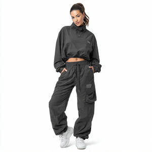 Traje Cortavientos para Mujer, Chaqueta Impermeable para Senderismo y Montaña, Pantalones, Conjunto Deportivo Impermeable OEM - Product Image 1