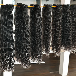 Cabello crudo Venta al por mayor Precio de fábrica Paquetes transparentes ondulados naturales Cabello Cutícula sin procesar Alineado Cabello humano indio virgen - Product Image 5