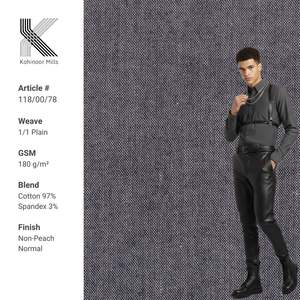 Tela Elástica Transpirable de Algodón 100% para Camisas y Sobrecamisas, Venta al Por Mayor - Product Image 1