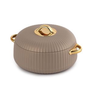 Ensemble de casseroles en acier inoxydable de qualité supérieure avec boîte isotherme Thermosteel, lot de 3 pour salades, currys et riz, idéal pour la maison - Product Image 1