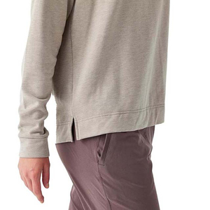 Suéter de Punto de Manga Larga con Cuello Redondo y Color Sólido para Mujer, Informal, Transpirable, de Algodón y Fibra de Bambú, para Otoño - Product Image 6