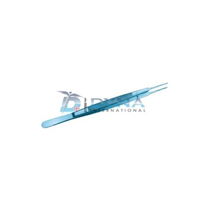 Pinzas de titanio para plataforma, instrumentos quirúrgicos de acero inoxidable, punta de diamante, 17,5 cm, 1mm - Product Image 1