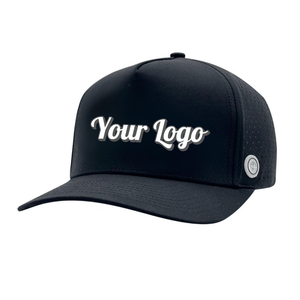 Casquette de sport de haute qualité à 5 panneaux avec logo personnalisé, broderie 3D, Gorras, golf, tissu polyester/coton imperméable, casquette de baseball avec cordon - Product Image 5