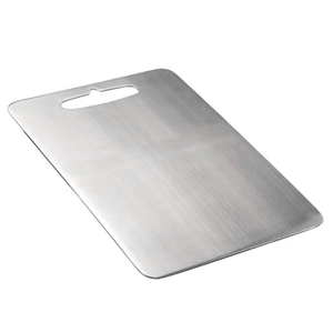 Planche à découper en acier inoxydable durable et écologique, multi-usages, résistante au lave-vaisselle, pour ustensiles de cuisine (vente en gros) - Product Image 5